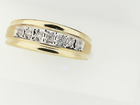 Diamond Wedding Bands - Men'