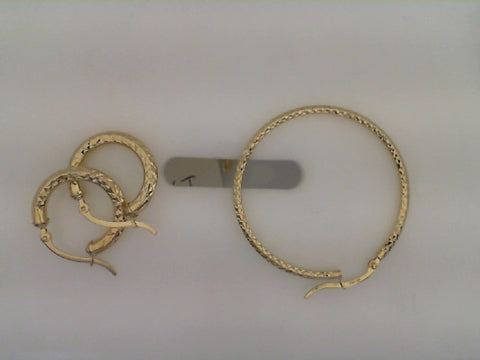 Precious Metal (No Stones) Earring