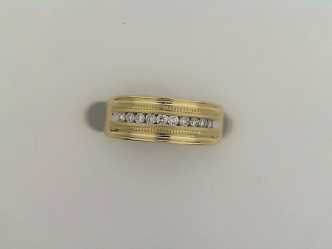 Diamond Wedding Bands - Men'