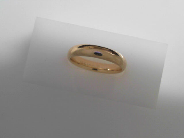 Precious Metal (No Stones) Wedding Bands  -  Men'