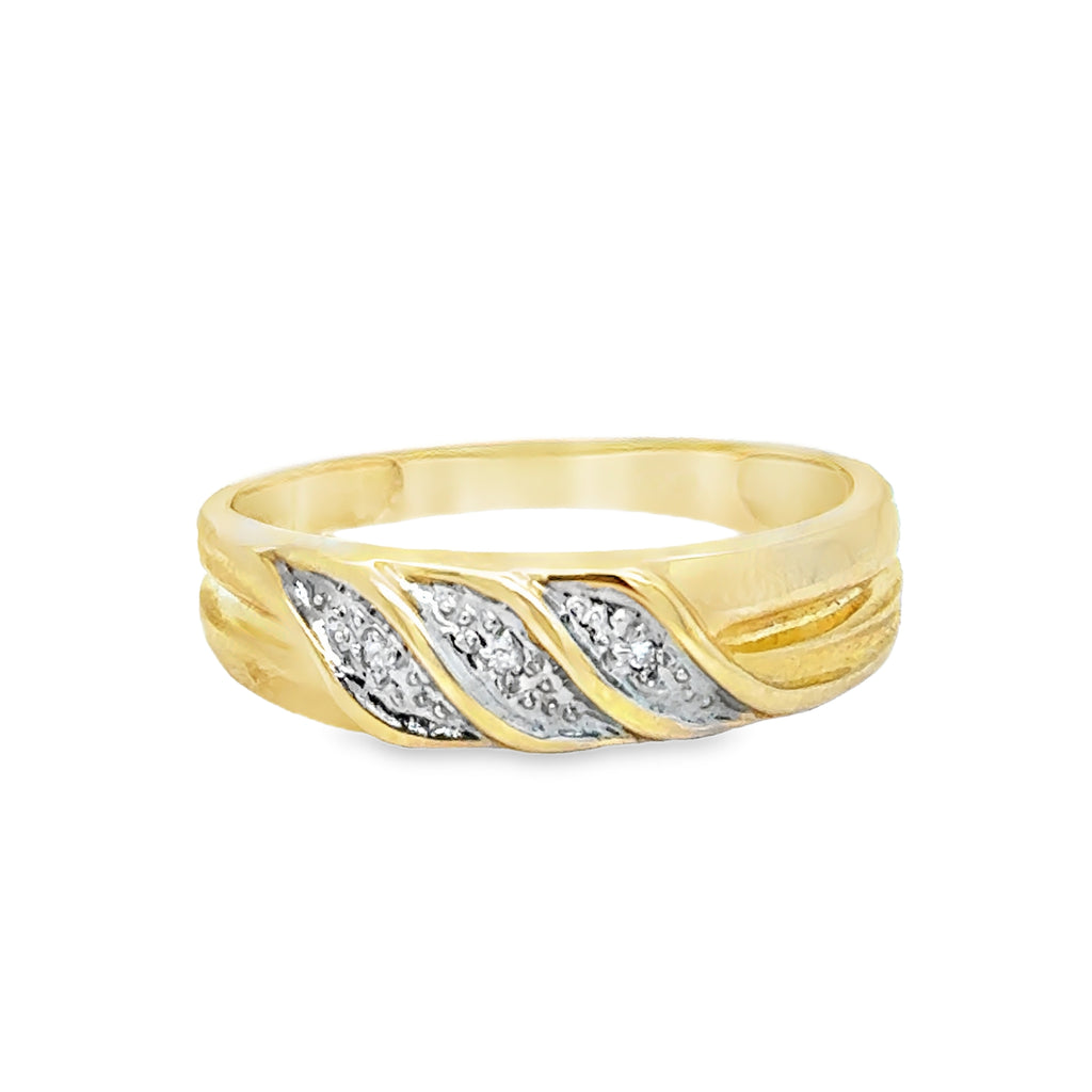 Diamond Wedding Bands - Men'