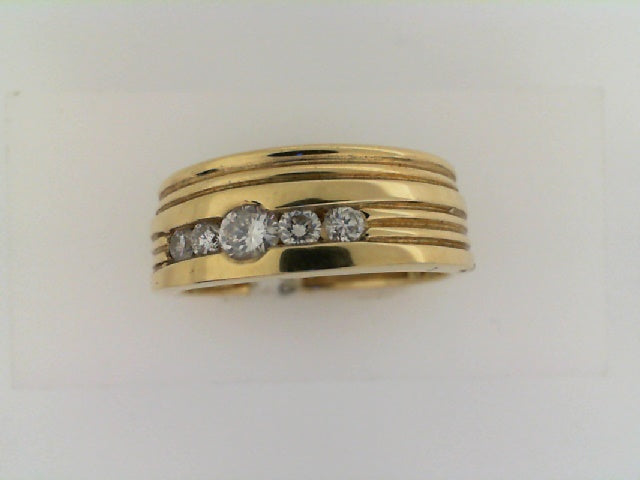 Diamond Wedding Bands - Men'