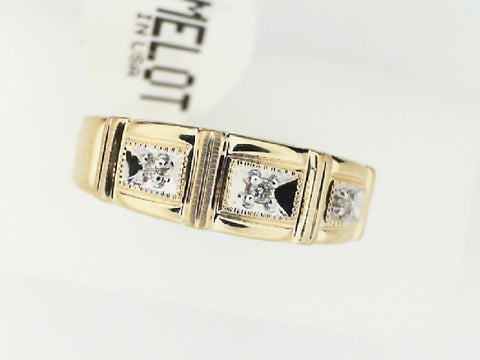 Diamond Wedding Bands - Men'