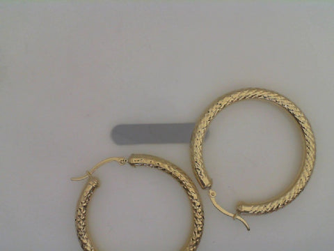 Precious Metal (No Stones) Earring