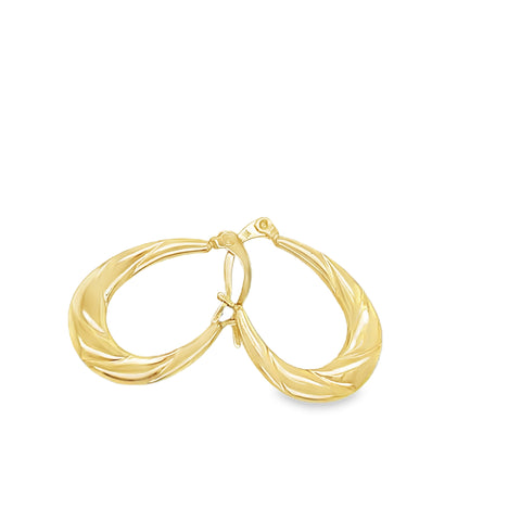 Precious Metal (No Stones) Earring